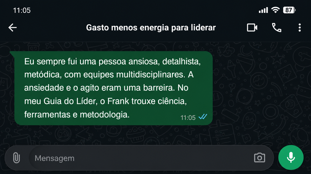 Depoimento de Renan Lacerda sobre ansiedade e liderança no Guia Líder